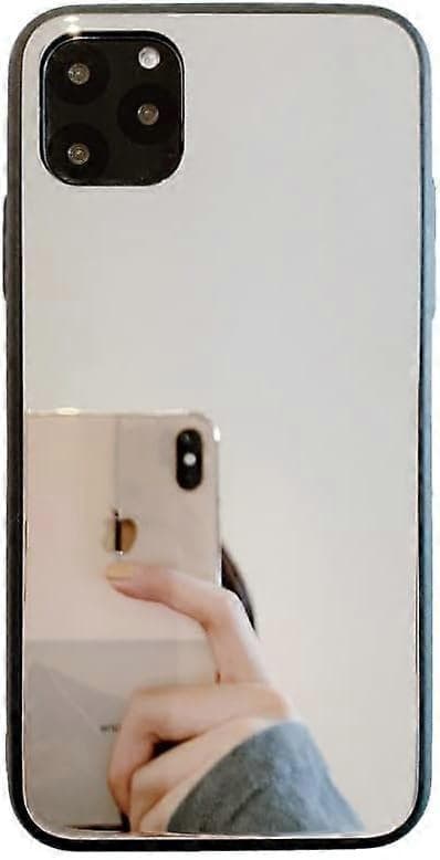 Cover til iPhone 15 Spejl, Spejlcover Ikke-deformerbart Design til Kvinder Piger, Perfekt til Make-up Når Som Helst
