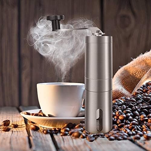 Justerbar manuel kaffekværn egnet til drypkaffe, espresso, stempelkande kaffekværn