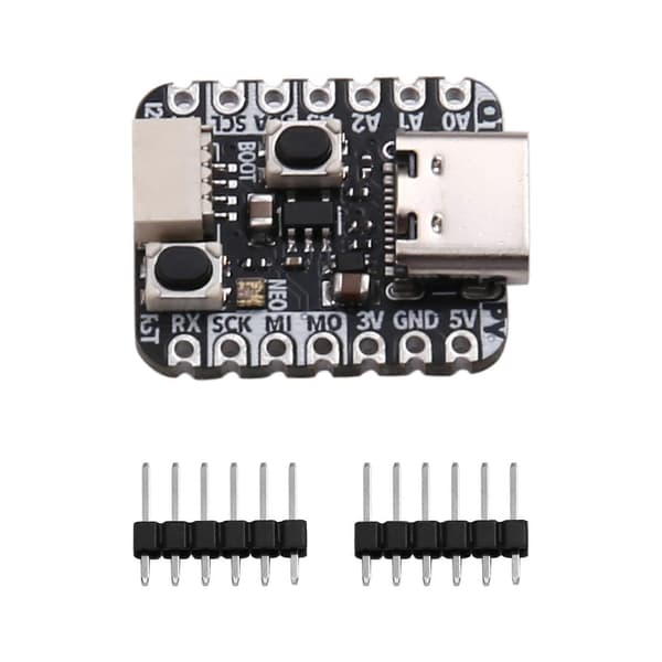 4900 QT Py RP2040 Mikrokontroller USB Typ C Kompakt Mikrokontroller Idealisk för DIY-elektronik och Robotikprojekt