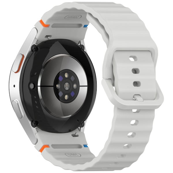 Samsung Watch 7 Wave Pattern Silikon Armband Svart