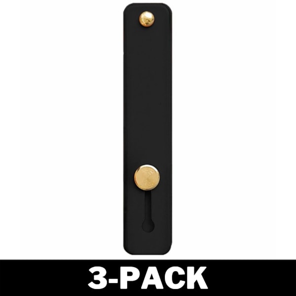 Universal Fingerhållare för Mobil Svart 3-Pack 3-Pack