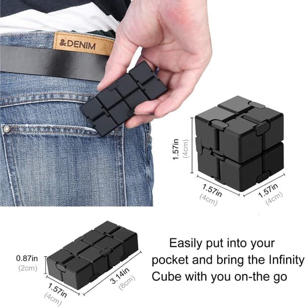 One-Button Rubik's Cube - Relaxation Toy, suitable for adults and children, office toy