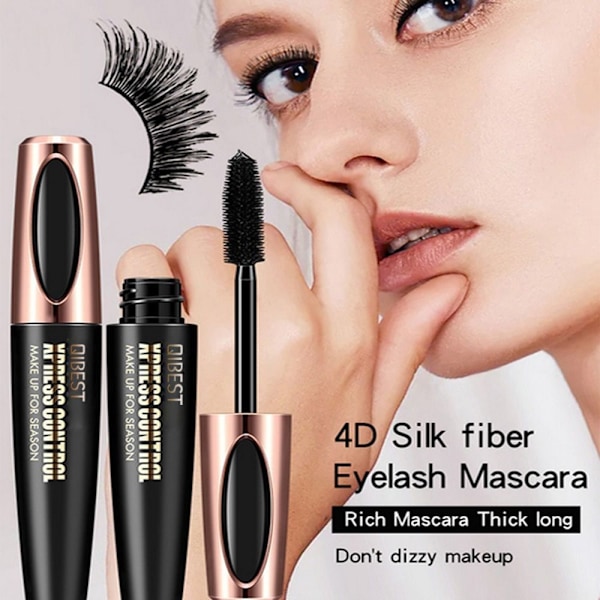 4D Silk Fiber Mascara Extension Längd Ögonfrans Curling