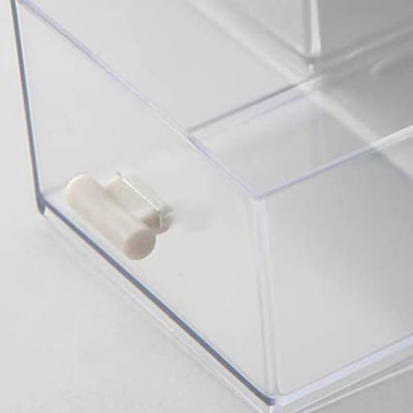Multi-compartment Desk Drawer for Cosmetics, Office Supplies, Articles, Plastic Desk Storage