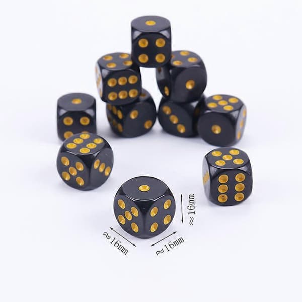 Game Playing Square Blocks Math Teaching Educational Toy Dice Small Colorful Acrylic Six-Sided Dice Cubes with Dots light purple