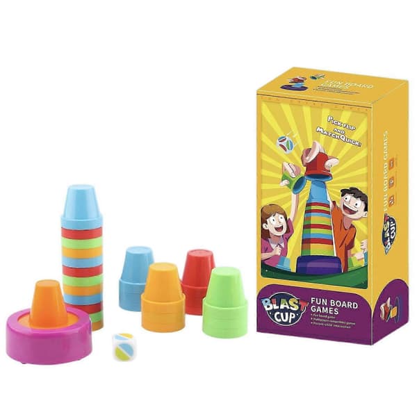 Speed Stacks, Blast Cup Stacking Set - 24 koppar för barn och vuxna, snabba rese- och partyspel
