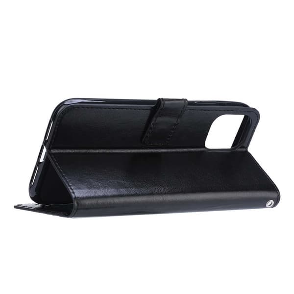 Galaxy S20 Wallet Case Black Leather Skin Case Black black