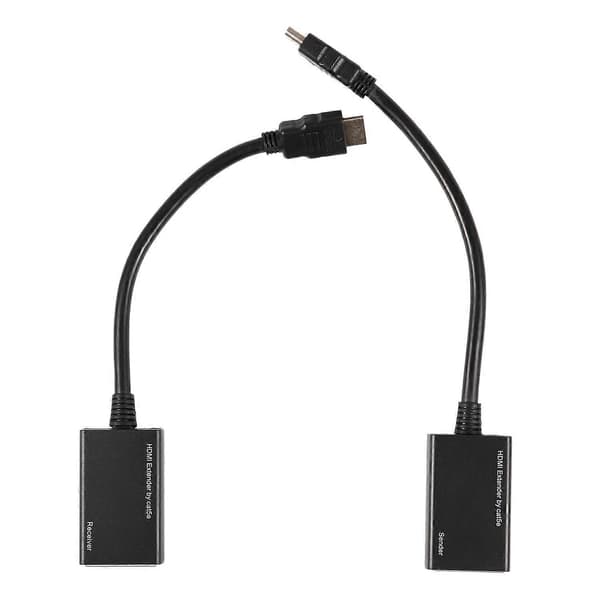 HDMI over RJ45 CAT5e CAT6 UTP LAN Ethernet Extender Repeater 1080P 3D op til 30m