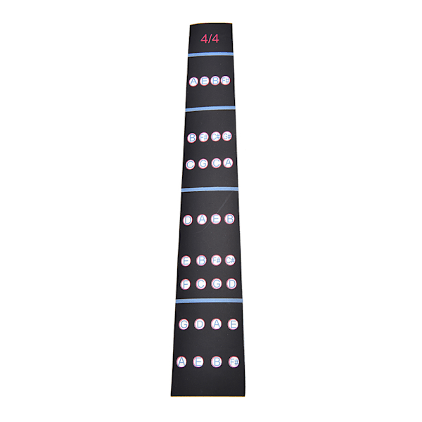 1/8-4/4 Violin Intonation Stickers Gripbräde Marker Nybörjare L 1/4 1/4