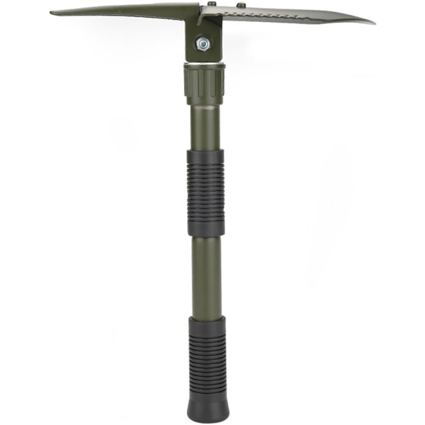 Multifunktionell Camping Spade, Högkvalitativt Stål Militärt Fällbart Spade med Bärväska för Utomhus Camping Överlevnad