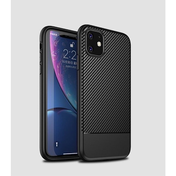 iPhone 11 Pro Max KolfiberSkal Svart