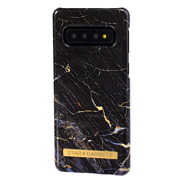 Samsung Galaxy S10 - Skal / Skydd / Marmor Svart Svart