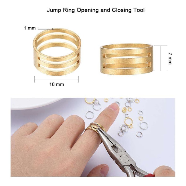 Kit för Smyckestillverkning - Tänger, Tråd, Ringar - DIY Silver Guld