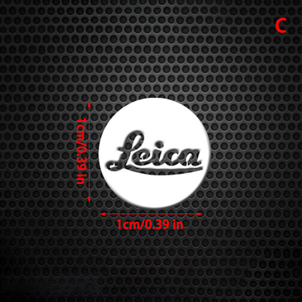 Leica Metal Stickers Logo Mobiltelefon Stickers Kameradekaler C C