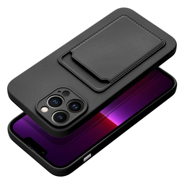 iPhone 13 Pro Max Skal Forcell Korthållare - Svart