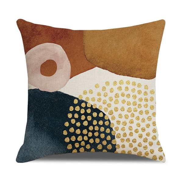 Pudebetræk - XVX - Sæt med 4 - 45x45cm - Geometriske Mønstre - Vaskbare