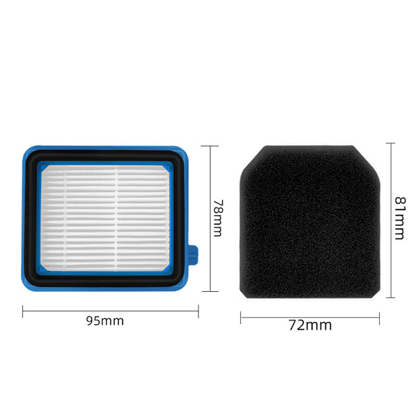 Støvsugerfilter til Electrolux Q Series Q6-8 WQ61/WQ71/WQ81 - 2-pak