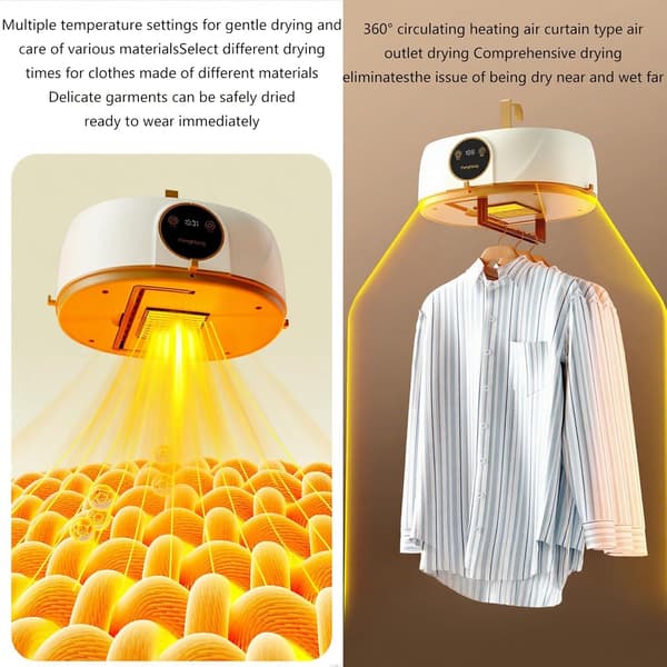 Automatic Clothes Ironer for Home Use 2-in-1 Steam Iron Quick Ironing 24.2*19*11CM