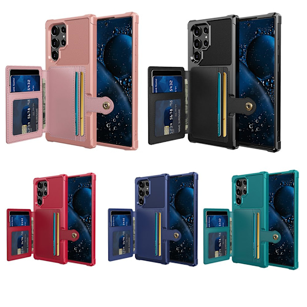 Skal Kortfack - Samsung Galaxy S23 Ultra Svart Svart