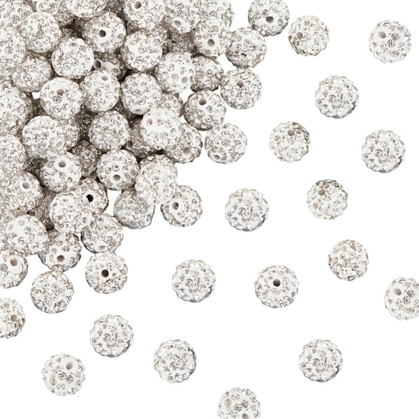 100 st Rhinestone Beads Clay Beads Polymer Crystal Beads