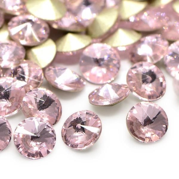 50 Koniska Swarovski kristaller för inlägg Ø 6 mm Mörk Ametist 11 Mörk ametist 11 Mörk ametist
