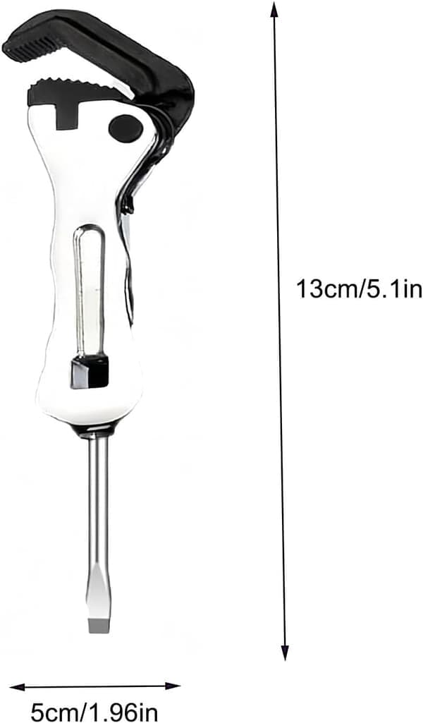 Micro-stubby Wrench - Self-Adjusting Pipe Vise Tool, Universal Size, 2-in-1 Wrench for Tight Spaces 2 Pcs