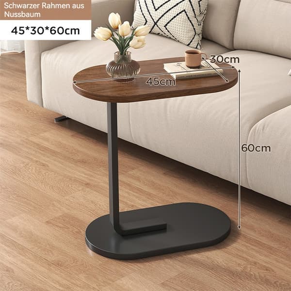 C-formet sidebord, 360° drejeligt