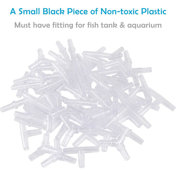 Akvariumslanganslutningar i plast, 40-pack