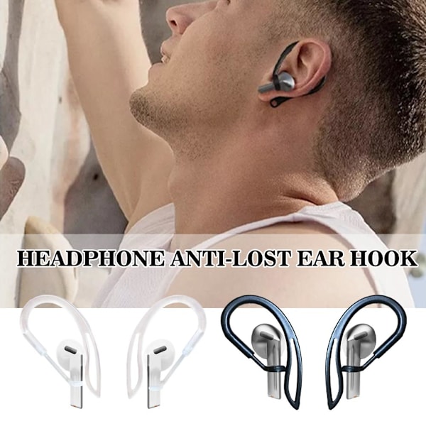 Passar för Samsung Buds3 Pro anti-förlust öronkrok tillbehörsklipp transparent 2pcs transparent 2pcs