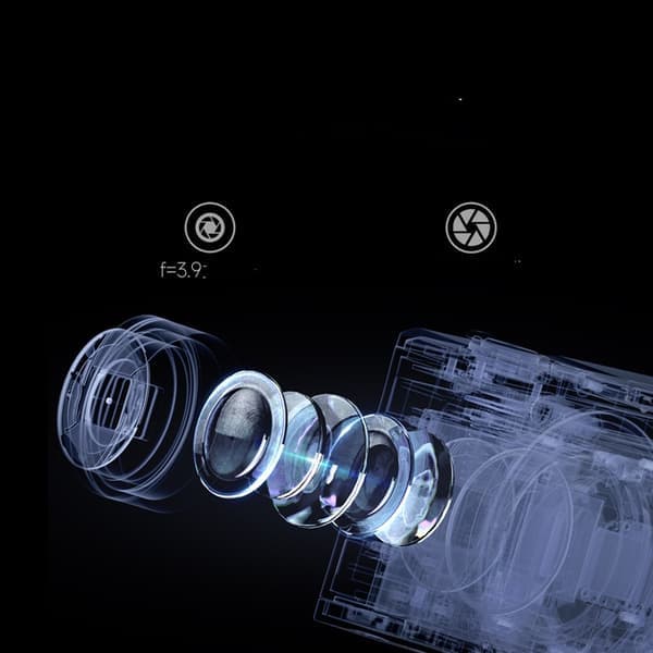 5K digitalkamera med 5x optisk zoom og anti-shake-stabilisering