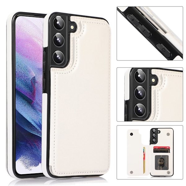 Stilrent Skal med Korthållare - Samsung Galaxy S23 Rosaröd Rosaröd