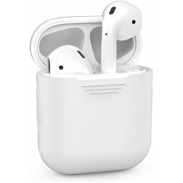 AirPod 1/2 Silikonfodral / Silikonskal - 3 Färger grå