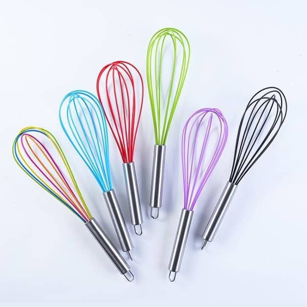 PCS Silicone Egg Whisk, Beaver Egg Mixer, Kitchen Utensil, Cream Making Tool, Color: 10 inch, Blue