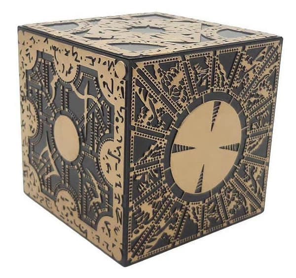 Fungerende Lemarchands Lament Configuration Lås Puslespillboks Fra Hellraiser Dekor