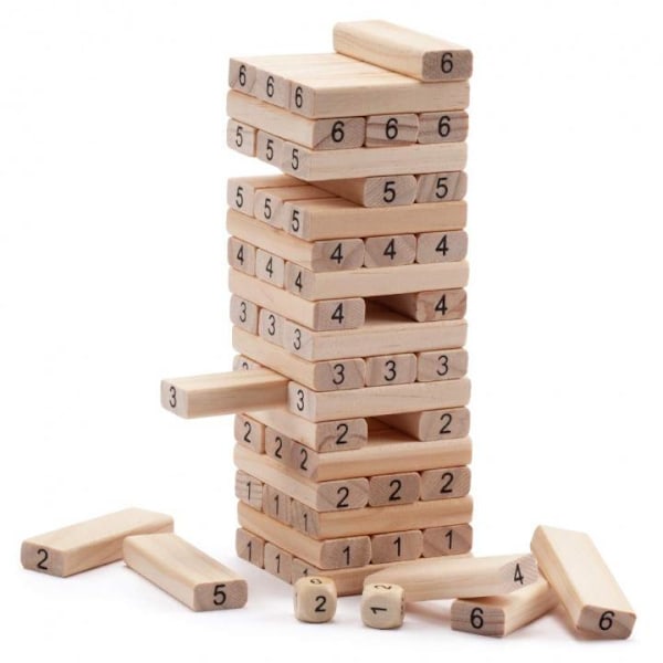 Byggklossar, mini stapelspel