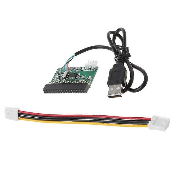 1,44 MB 3,5-tommers diskettstasjonskontakt 34-pinners til USB-kabeladapter PCB-kort, USB-disk til diskett A