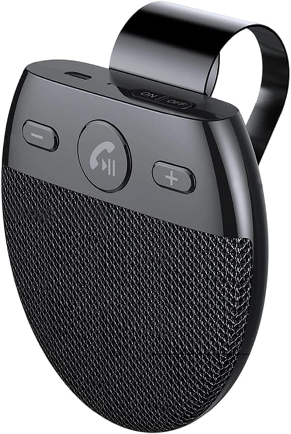 Bluetooth-høyttaler – Trådløs Bluetooth-høyttaler for bil – Bil Bluetooth håndfri samtale med Type-C-lading – Talemeldinger for Bluetooth i bil
