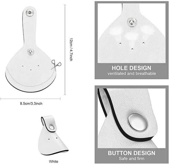 Næse solbeskyttelse – Næsebeskyttelsesplaster – Udendørs beskyttelse mod lys – Åndbart materiale – 12 x 8,5 cm