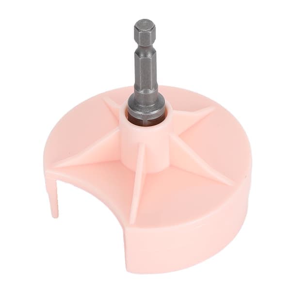 Strikkemaskinadapter Hurtigsting Utskiftbar Heklemaskinadapter med sekskantbit DIY Nålehekkelbor Strømtilbehør Rosa