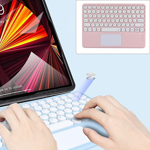 Bluetooth-tangentbord för iPad Stabil magnetisk anslutningsdesign