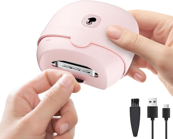 Electric Nail Clipper - Model 2026 Automatic Electric Nail Trimmer with LED Light and Clip Collector