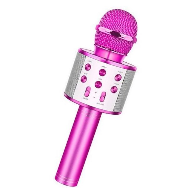 Karaoke Mikrofon med Högtalare och Bluetooth Guld Guld