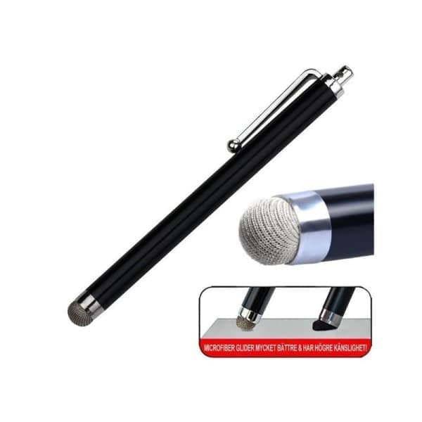 2-PACK Erittäin herkkä kynä / kosketuskynä / stylus mobiili & tabletti musta