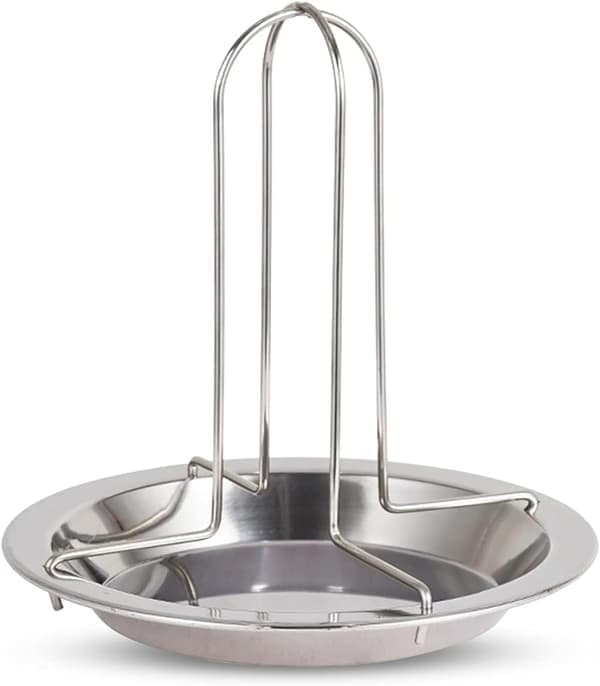 Kyllingegrillstativ, Kyllingelårholder, Kyllingeholder i rustfrit stål, Non-stick Kylling Kalkun Stegeform Grillbageplade