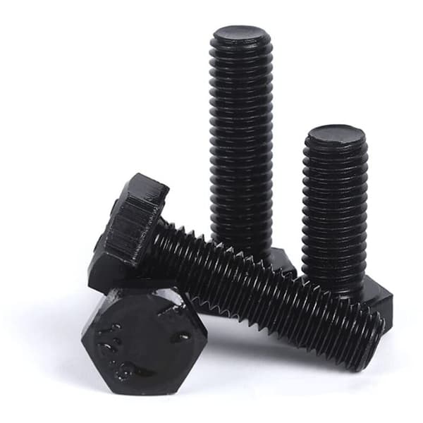 Hex Screws (fully threaded) M8 x 35 mm Screws Hex Bolts in Class 12.9 High-Strength Alloy Steel (10 pcs)
