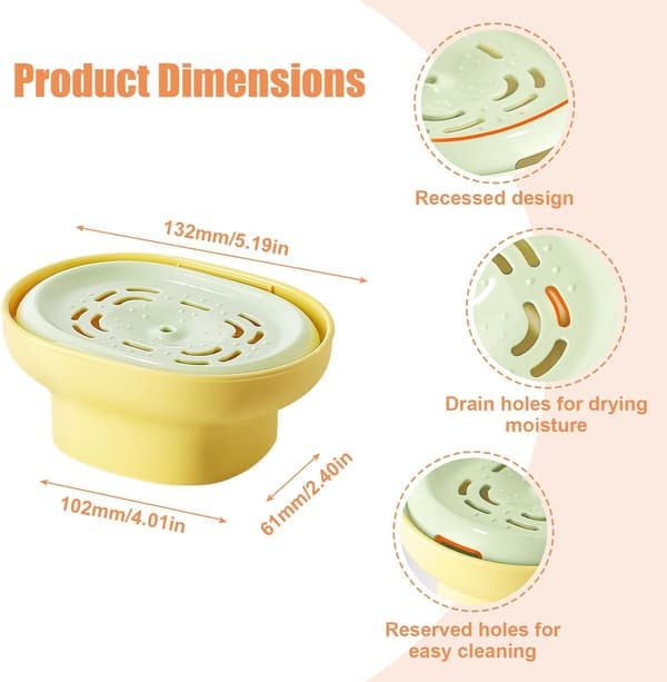Handheld Detergent Dispenser with Measuring Pump - Drip-Free and Quick-Drying, Compatible with 99%+ Dish Soaps, for Sink/Laundry Room