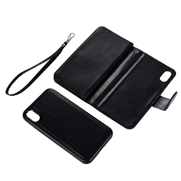 Elegant Plånboksfodral (9-Kort) iPhone XR (LEMAN) Brun Brun