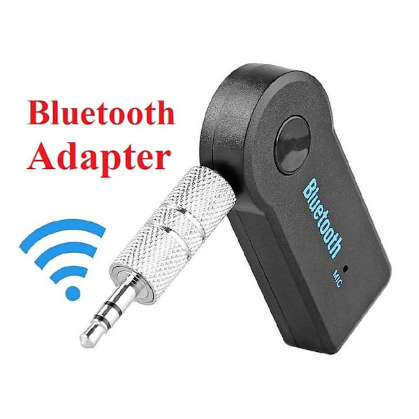 1X Trådlös Bluetooth-adapter 3,5 mm Aux Audio Musik Bil 2024 Rec