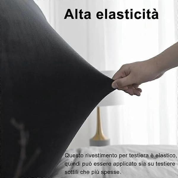 Elastisk sengegavlbetræk til sengegavl -150 cm-til sengegavl 140-170 cm
