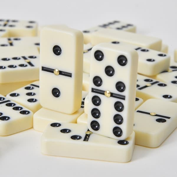 Stein Domino - Domino Spill Varm Hvit